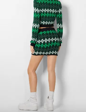 Fusta Bershka, mix culori Mix culori