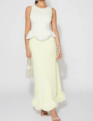 Fusta SHEIN, galben Galben