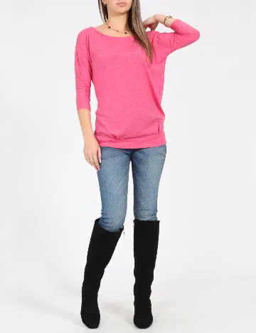 Bluza Pull&Bear, roz Roz