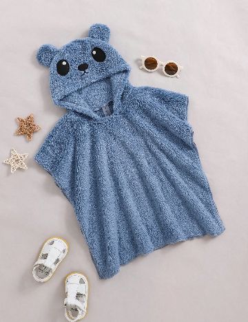 Prosop de baie Shein Kids, albastru