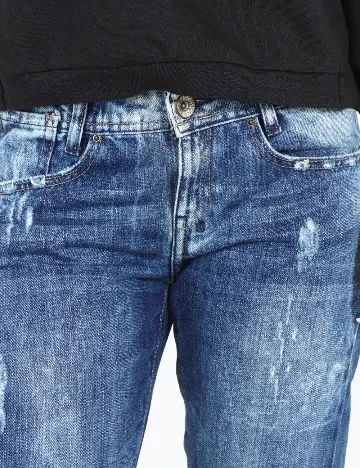 Blugi Zara, albastru Albastru