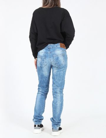 Blugi Bershka, albastru deschis