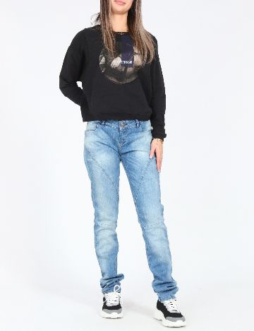 Blugi Bershka, albastru deschis