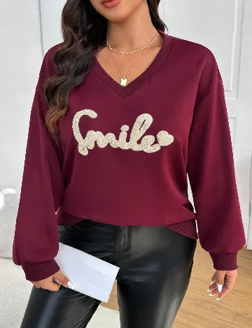 Bluza SHEIN CURVE, visiniu Rosu