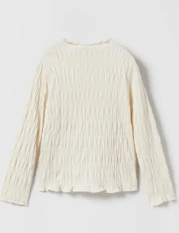 Bluza Zara, crem Crem