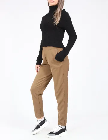 Pantaloni Zara, kaki Verde