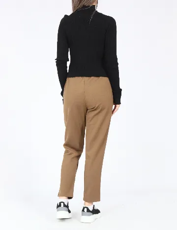 Pantaloni Zara, kaki Verde