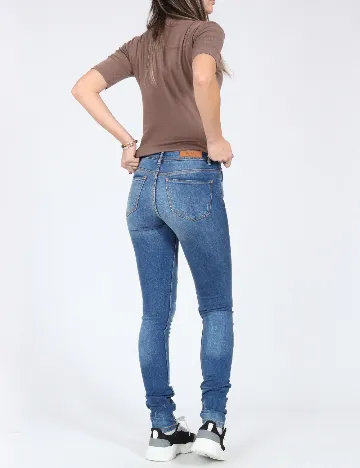 Blugi Zara, albastru Albastru