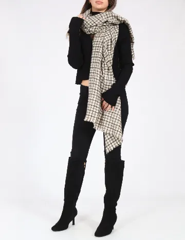 Esarfa Zara, bej Crem