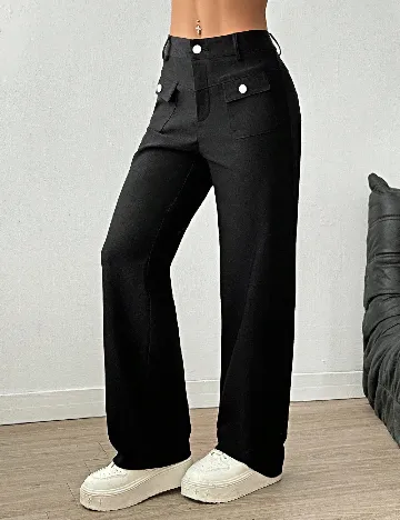 Pantaloni SHEIN, negru Negru