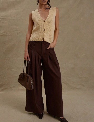 Pantaloni Musera, maro