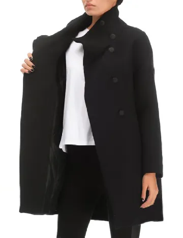 Palton Zara, negru Negru