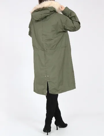 Geaca Pull&Bear, verde deschis Verde