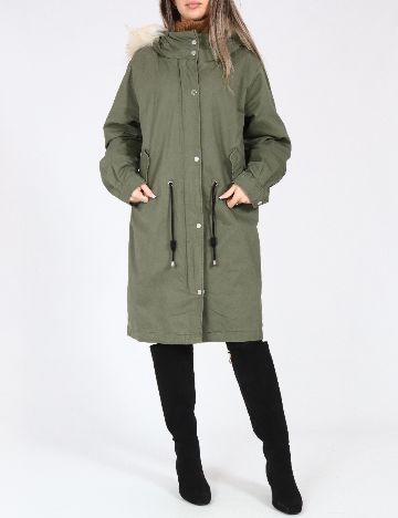 Geaca Pull&Bear, verde deschis