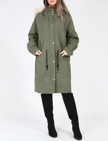 Geaca Pull&Bear, verde deschis Verde