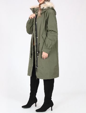 Geaca Pull&Bear, verde deschis
