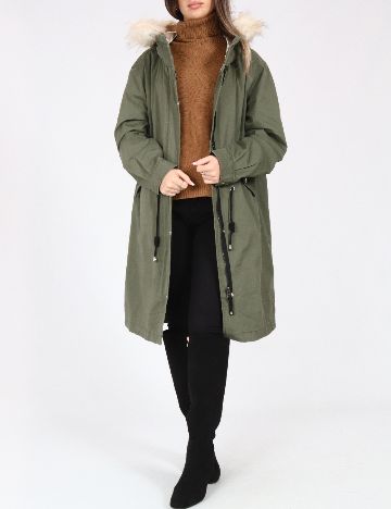 Geaca Pull&Bear, verde deschis