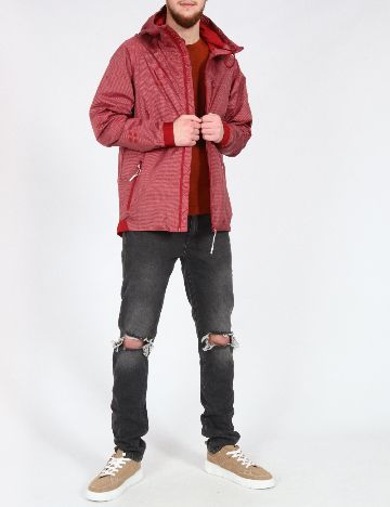 Jacheta Pull&Bear, rosu