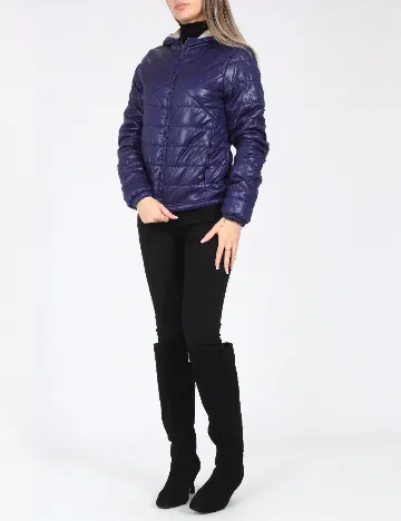 Geaca Pull&Bear, albastru Albastru