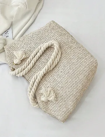 Geanta SHEIN, bej Crem