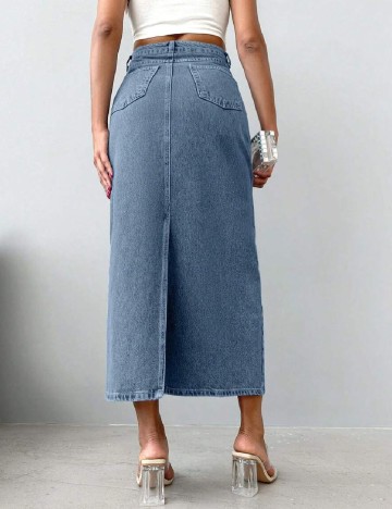 Fusta SHEIN, albastru