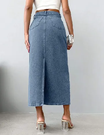 Fusta SHEIN, albastru Albastru