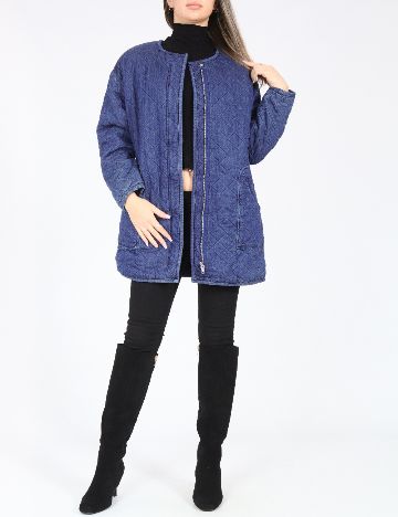 Jacheta Pull&Bear, albastru