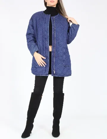 Jacheta Pull&Bear, albastru Albastru