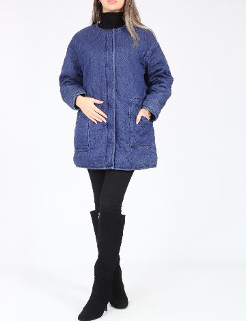 Jacheta Pull&Bear, albastru