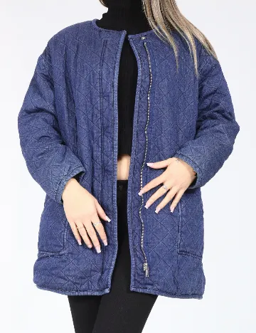 Jacheta Pull&Bear, albastru Albastru