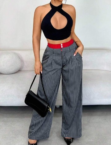 Pantaloni SHEIN, gri