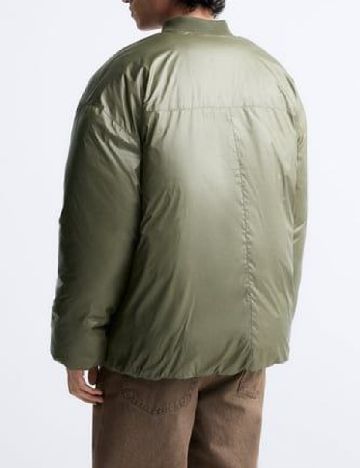 Geaca Oversize Zara, kaki