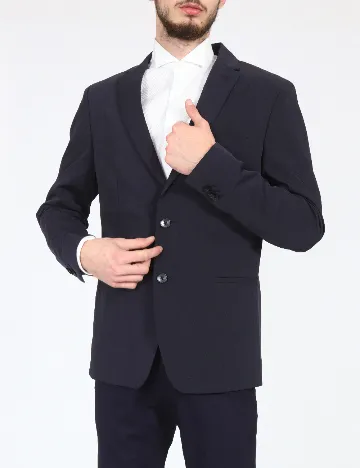 Sacou Zara, bleumarin Albastru