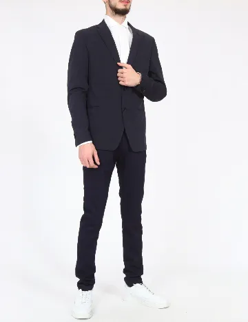 Sacou Zara, bleumarin Albastru