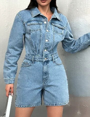 Salopeta SHEIN, albastru Albastru