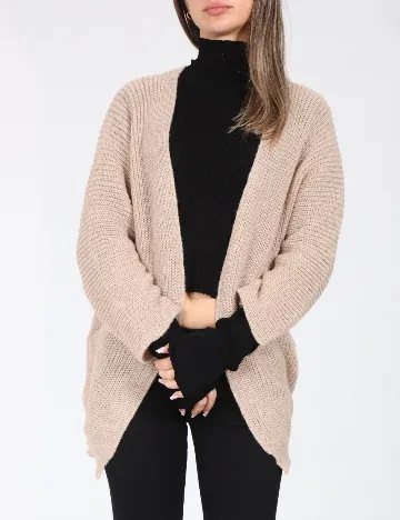 Cardigan SHEIN, maro deschis Maro