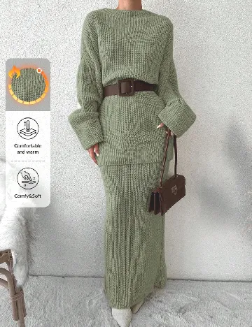 Compleu SHEIN, verde Verde