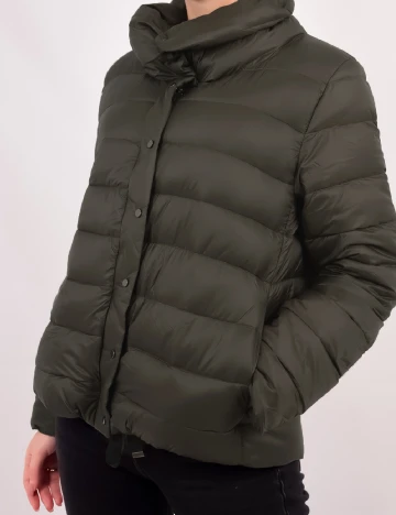 Geaca Zara, verde inchis Verde