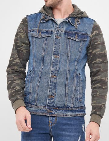 Jacheta Pull&Bear, albastru