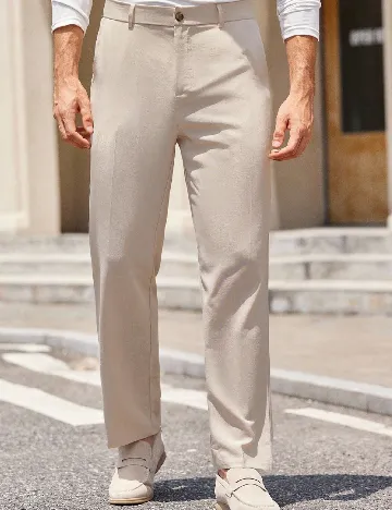 Pantaloni SHEIN, crem Crem