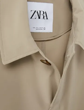 Trench Zara, bej Crem