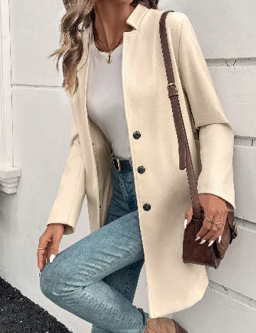 Palton SHEIN, bej Crem