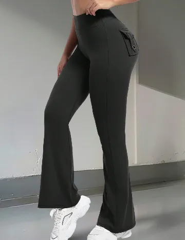 Pantaloni SHEIN, negru Negru