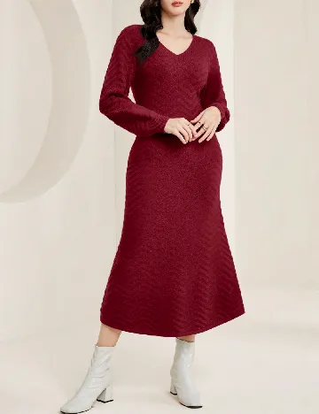 Rochie medie SHEIN, rosu Rosu