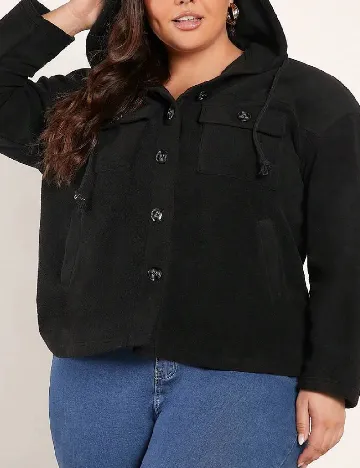 Jacheta SHEIN CURVE, negru Negru