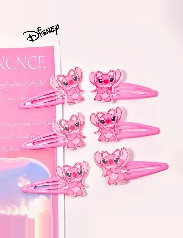 Set clame de par 6 bucati SHEIN, roz