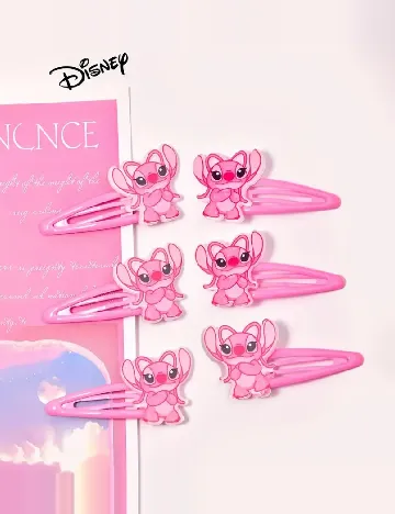 Set clame de par 6 bucati SHEIN, roz Roz