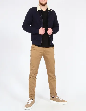 Jacheta Bershka, bleumarin Albastru