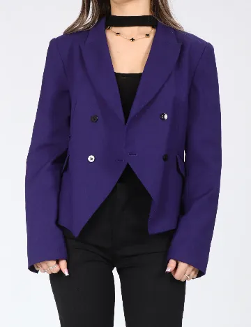 Sacou Zara, albastru Albastru