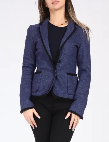 Sacou Zara, albastru Albastru